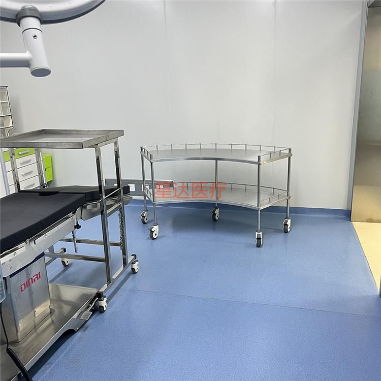 304不锈钢扇形器械车